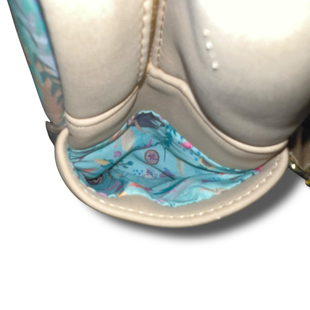 DISNEY Loungefly Mini Backpack Pocahontas Meeko Scenery Sunflowers River Wind - Picture 15 of 15